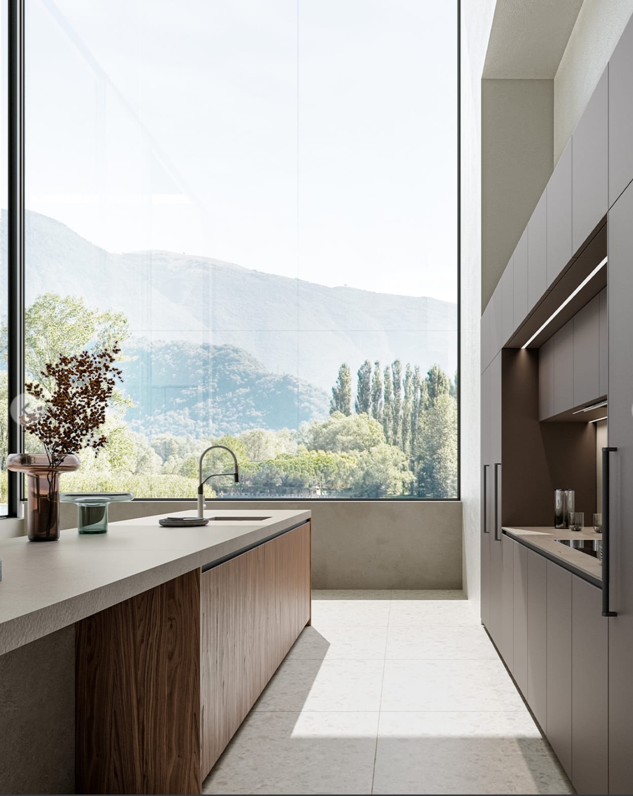 European kitchen carcase construction detail