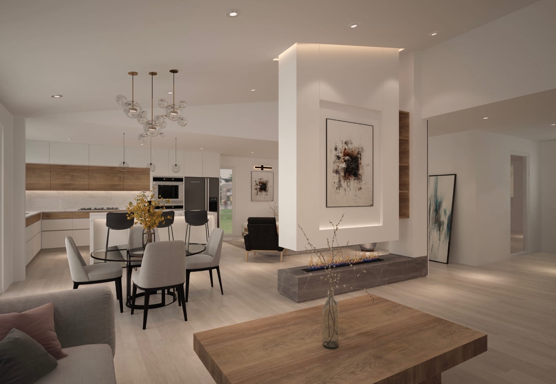 Luxury kitchen interior